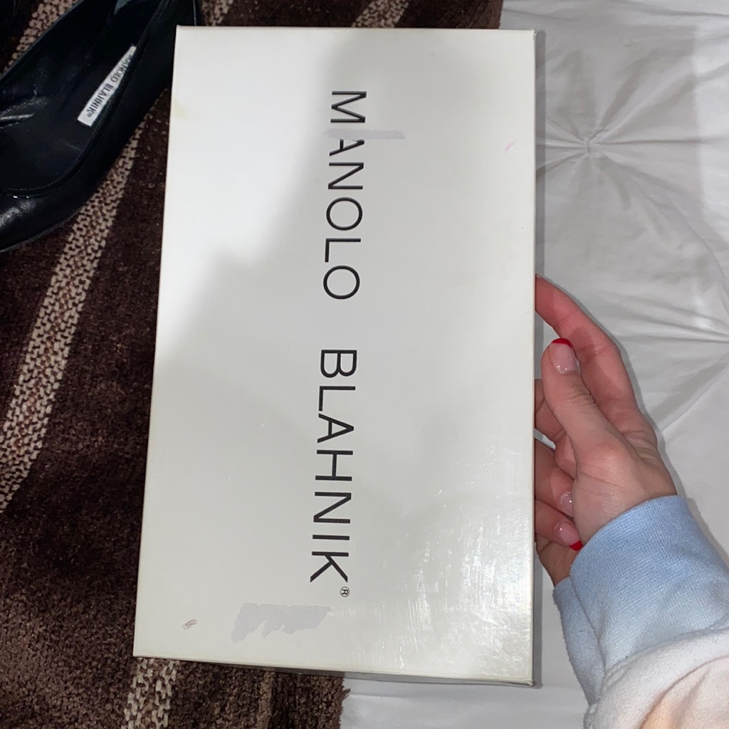 Manolo Blahnik Black Flats